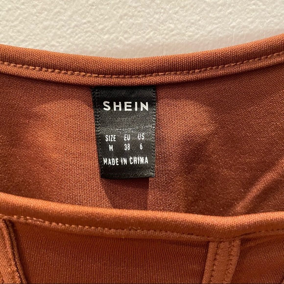 Brown corset tank top NWOT - Picture 4 of 4